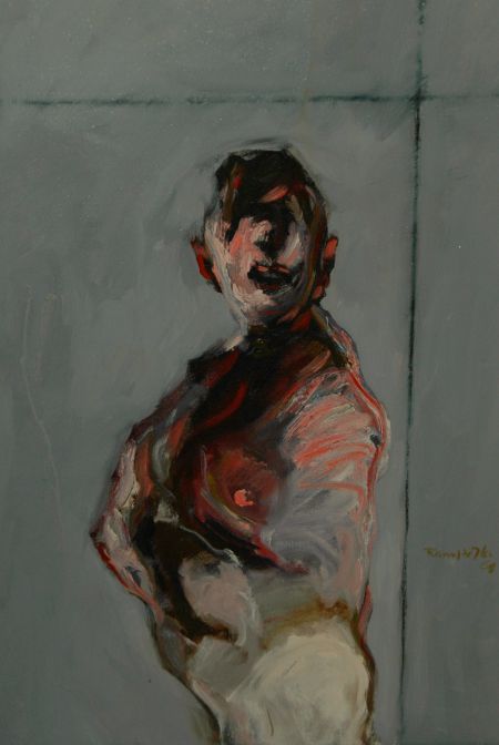 _Standing Man Painting Frank Rampolla