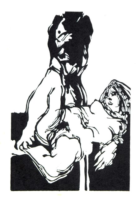 _The Couple-- woodcut Frank Rampolla
